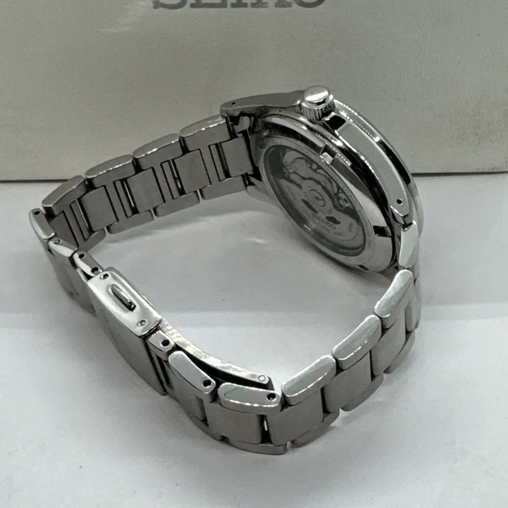 Seiko SZSB013 Men's Silver Stainless Steel Analog Dial Automatic Watch JNA97